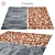 Vintage Floral Rug 131 3D model small image 1