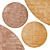 Elegant Circle Rugs: No. 142 3D model small image 1