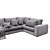 Alameda9 8 Leather Sofa 3D model small image 5