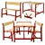 Ypperlig Kids Bench & Table Set 3D model small image 1