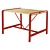 Ypperlig Kids Bench & Table Set 3D model small image 3