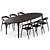 Elegant Johansen Oval Table 3D model small image 6