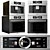 Bosch Kitchen Master Collection: Double Oven & Coffeemaker 3D model small image 2