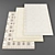 Modern High-Res Carpets (4-Pack) 3D model small image 1