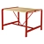 Ypperlig Ikea Kids Table 3D model small image 2
