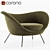 Modern Italian Design: Gio Ponti Armchair 3D model small image 1