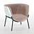 Bombom Velvet Armchair: Luxurious & Stylish Seating 3D model small image 2