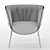 Bombom Velvet Armchair: Luxurious & Stylish Seating 3D model small image 5