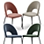 Elegant Chaises Chair 3D model small image 2