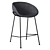 Sleek Semi-Bar Chair 3D model small image 6