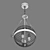 Modena Pendant Light: Elegant Illumination 3D model small image 3