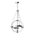 Modena Lightstar Pendant Chandelier 3D model small image 2