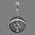 Modena Lightstar Pendant Chandelier 3D model small image 3