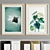 Modern Art Frame: A45 - 6 Material Options 3D model small image 4