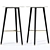 Modern Carlton Bar Stool Set 3D model small image 3