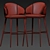 Modern Carlton Bar Stool Set 3D model small image 4