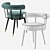 Elegant Eichholtz VICO Dining Chair 3D model small image 4