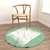 Round Carpet Set: Complete 6pc Collection 3D model small image 4