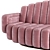 Luxurious Oblomow Sofa: Clan Milano 3D model small image 2