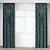 Silk Sheer Curtains: Elegant and Smooth 3D model small image 1