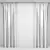 Silk Sheer Curtains: Elegant and Smooth 3D model small image 3