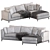 Versatile Sofa with Poly 490.710 3D model small image 1
