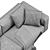 Modern Poliform Bolton Sofa 3D model small image 5