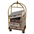 Portable Hotel Luggage Cart 3D model small image 3