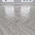 Oak Parquet: Herringbone, Linear, Chevron 3D model small image 3