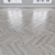 Oak Parquet: Herringbone, Linear, Chevron 3D model small image 4