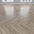 Oak Parquet Flooring: Herringbone, Linear & Chevron 3D model small image 3