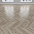 Oak Parquet Flooring: Herringbone, Linear & Chevron 3D model small image 4