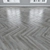 Oak Parquet: Herringbone, Linear & Chevron 3D model small image 3