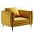 Barlow Armchair: Stylish Comfort for Your Home 3D model small image 6
