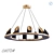 Modern 3D Custom Chandelier 3D model small image 1