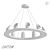 Modern 3D Custom Chandelier 3D model small image 2