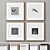 Versatile 4-Piece Picture Frames Set 3D model small image 2