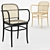 Modern Hoffmann Dining Chair 02 3D model small image 1