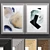 Modern Art Frame 717 3D model small image 1