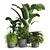 Natural Greenery: Indoor Plant 06 3D model small image 1