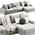 Sleek 2013 Sofa: Nova Elegance 3D model small image 2