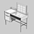 Modern White Dressing Table 3D model small image 5