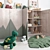 Title: Creative Kids Room Decor Set 3D model small image 4