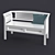 Arlington Entryway Bench with Storage 3D model small image 2