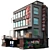 Low Poly 4-Story Building Kit 3D model small image 1