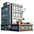 Low Poly 4-Story Building Kit 3D model small image 2