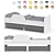 Legenda K27 Kids Bed 3D model small image 6