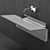 Modern Minimalist Bathroom Vanity by Falper 3D model small image 1