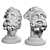 Giant's Head Sculpture: Ancient Greek Mythology Art 3D model small image 4