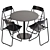 Elegant Café Table 3D model small image 4